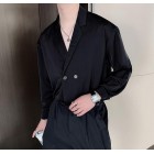 Fashion Personality Double-breasted pel Shirt