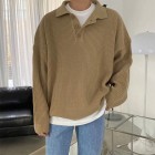 Simple Men's Elegant Pin Knitted Sweater