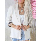 Casual Loose Leopard Print Long Sleeve Cardigan Bzers