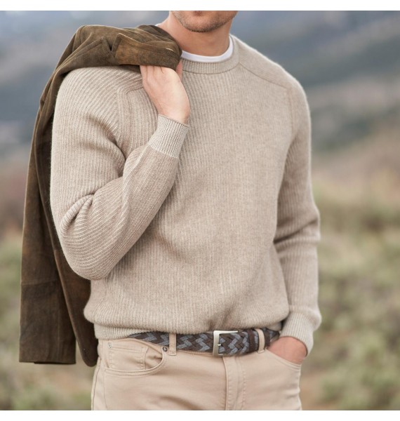 Cashmere Crew Neck Warm Sweater