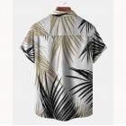 Men's Leaf Beach Short Sleeve Shirt