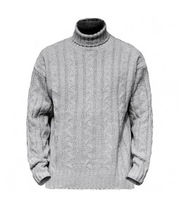 Men's Outdoor High Neck Knitted Sweater