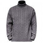 Men's Outdoor High Neck Knitted Sweater