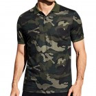 Men's Outdoor Tactical Camo Print Polo shirt