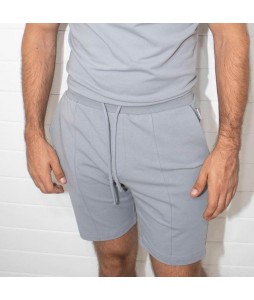 Cotton solid color slim fit shorts