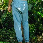 Men's Buttoned Linen Lounge Pants