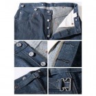 Casual Retro 1910 Beveled Denim Jeans