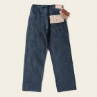 Casual Retro 1910 Beveled Denim Jeans