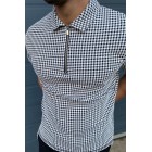 Portman Check Slim Fit Polo Bck