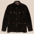 Men's Cssic  Loose Bck Brown Cargo Jacket