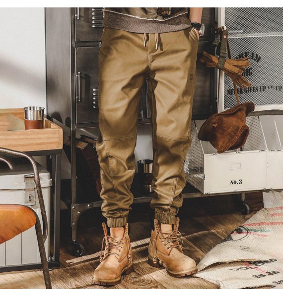 Men's Casual Loose American Retro Cargo Pants Harem Pants