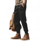 Men's Casual Loose American Retro Cargo Pants Harem Pants