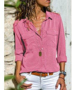 Womens Simple pel Shirt