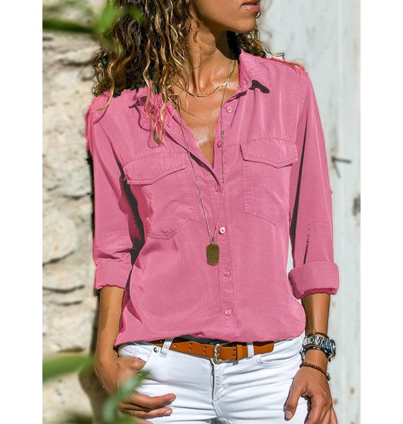 Womens Simple pel Shirt