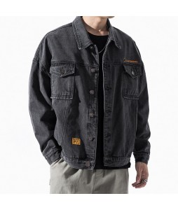 Stylish Casual Distressed Mens Denim Jacket