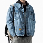 Stylish Casual Distressed Mens Denim Jacket