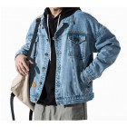 Stylish Casual Distressed Mens Denim Jacket