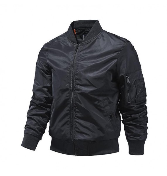 Men's Flying Biker Baseball Colr Jacket