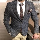 Elegant And Simple Business Men's Suit Jacket