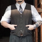 Men's Retro Texture Waistcoats