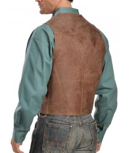 Men's Fashion Simple Leather Waistcoats