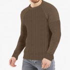 Men's  Pleated Thermal Sweater