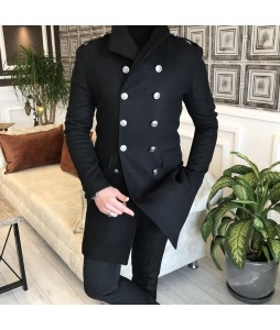 Italian Double-breasted Coat