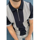 Herrington Puppytooth Contrast Polo Bck