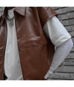 Men's Fashion  PU Leather Jacket