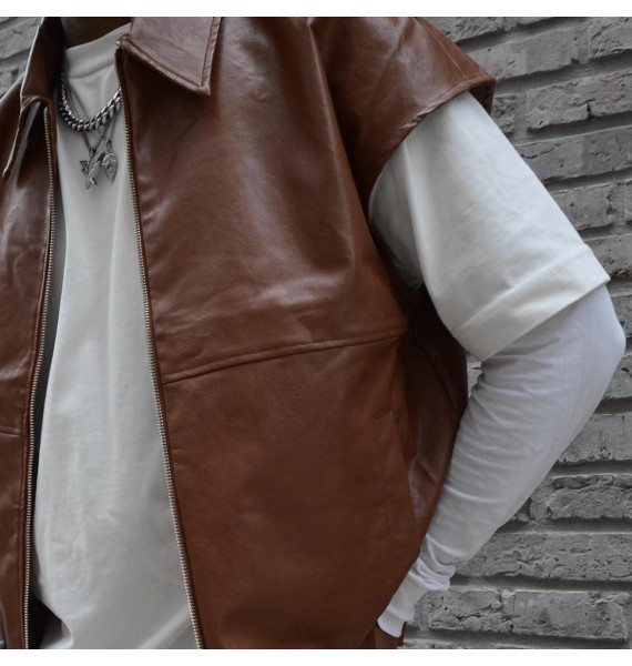 Men's Fashion  PU Leather Jacket