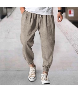 Men's Linen Casual Bloomers Harem Pants