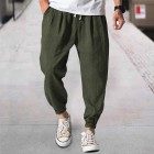 Men's Linen Casual Bloomers Harem Pants