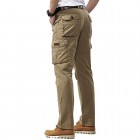 Men's  Multi-Pocket Thick Cotton Cargo Pants