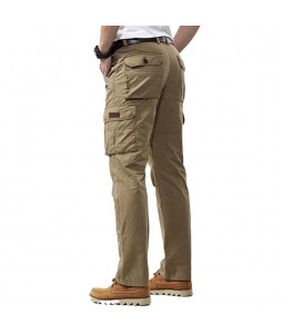 Men's  Multi-Pocket Thick Cotton Cargo Pants