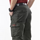 Men's  Multi-Pocket Thick Cotton Cargo Pants