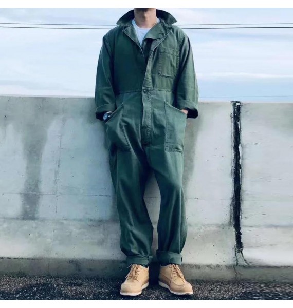 Mens fashion casual jumpsuit