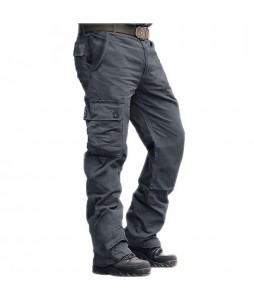 Men's Outdoor Multi-pocket Straight Casual Cargo Pants