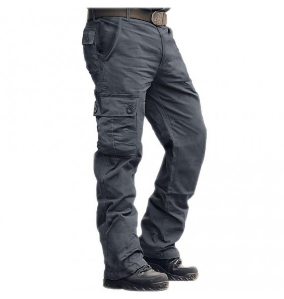 Men's Outdoor Multi-pocket Straight Casual Cargo Pants