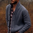 Men's Pin Simple Clean Knit Sweater