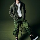 Men's Cargo Baggy Bomber Pants