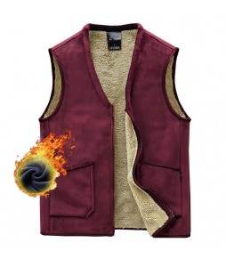 Men's Fleece Thickened Down Waistcoats