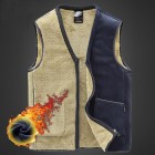 Men's Fleece Thickened Down Waistcoats