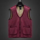 Men's Fleece Thickened Down Waistcoats