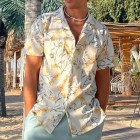 Men's Summer Seaside Beach Breathable Short Sleeve Shirt