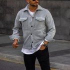 Men's Casual Solid Color Jacket