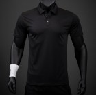 Men's Quick Dry Solid Color Sports pel Short Sleeve Polo Shirt