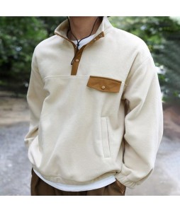 Winter Thermal Pocket Sweatshirt