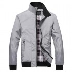 Men's Outdoor Stand Colr Baseball Bomber Jacket