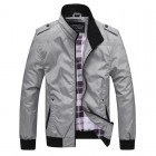 Men's Outdoor Stand Colr Baseball Bomber Jacket