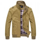 Men's Outdoor Stand Colr Baseball Bomber Jacket